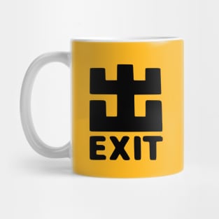 Exit Sign Rave Mug